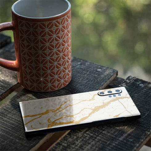 Cracked Marble Galaxy Note 10 Plus Skin