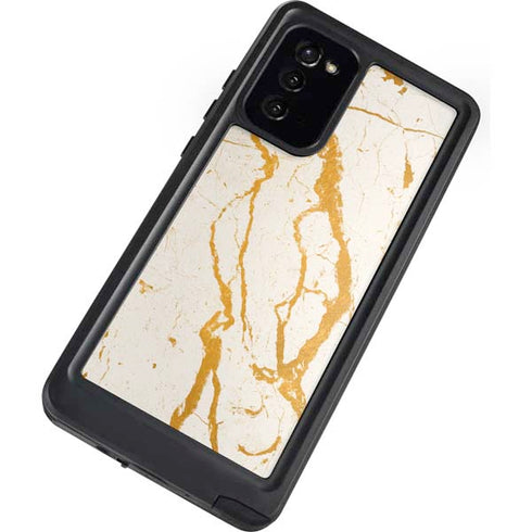Cracked Marble Galaxy Note20 5G Waterproof Case