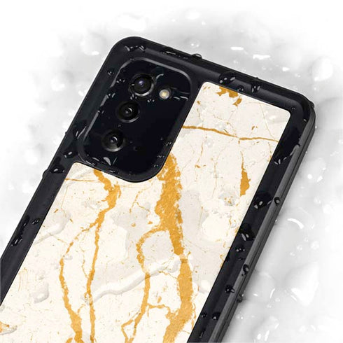 Cracked Marble Galaxy Note20 5G Waterproof Case