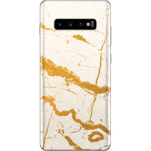 Cracked Marble Galaxy S10 Plus Skin