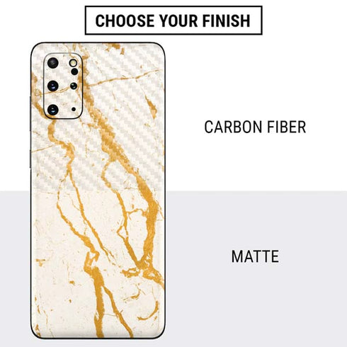 Cracked Marble Galaxy S20 Plus Skin