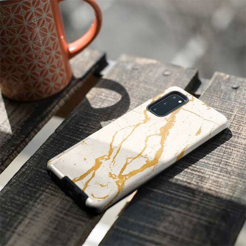 Cracked Marble Galaxy S20 Pro Case