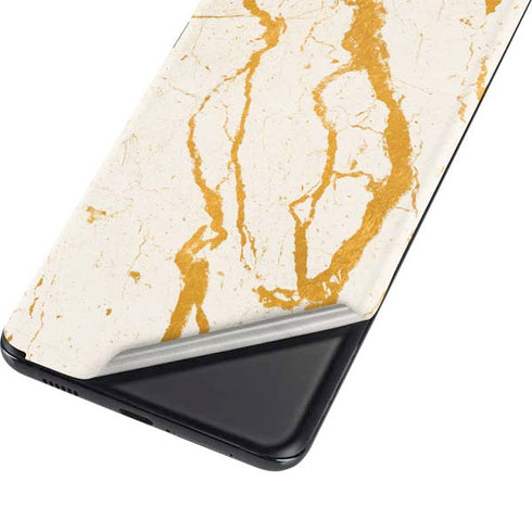 Cracked Marble Galaxy S21 5G Skin