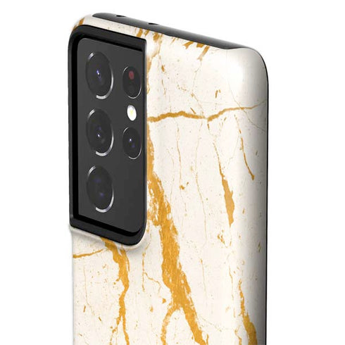 Cracked Marble Galaxy S21 Ultra 5G Pro Case