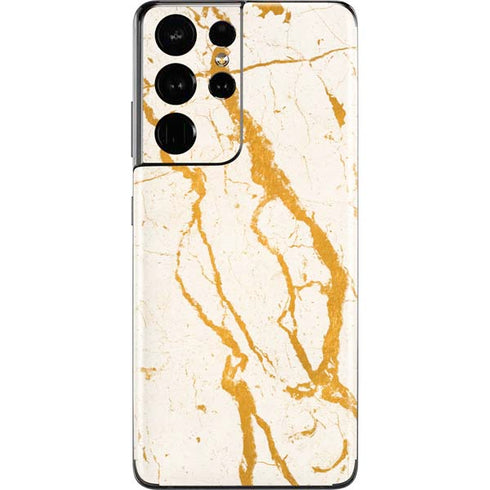 Cracked Marble Galaxy S21 Ultra 5G Skin