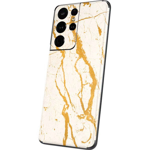 Cracked Marble Galaxy S21 Ultra 5G Skin