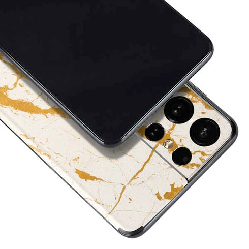 Cracked Marble Galaxy S21 Ultra 5G Skin