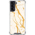 Cracked Marble Galaxy S22 Clear Case