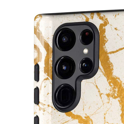 Cracked Marble Galaxy S22 Ultra Pro Case