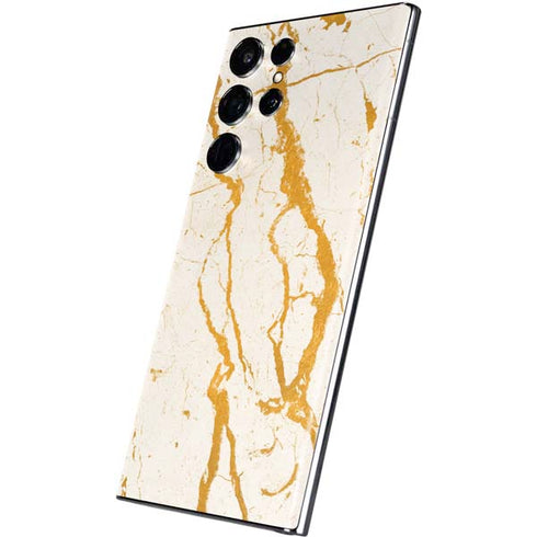 Cracked Marble Galaxy S22 Ultra Skin