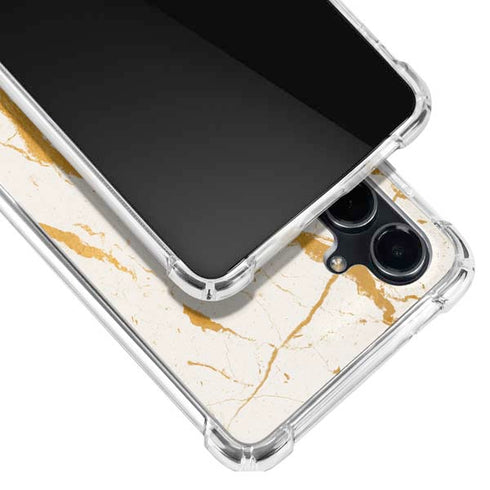 Cracked Marble Galaxy S23 FE Clear Case