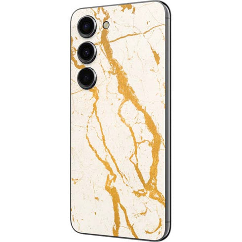 Cracked Marble Galaxy S23 Skin