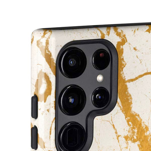 Cracked Marble Galaxy S24 Ultra Impact Case