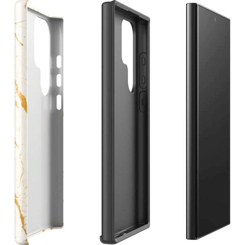 Cracked Marble Galaxy S24 Ultra Impact Case