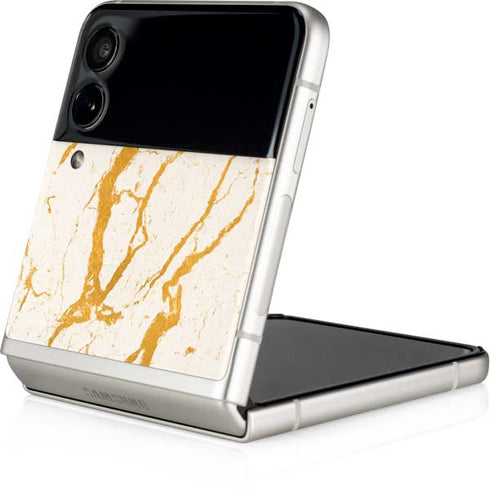 Cracked Marble Galaxy Z Flip4 5G Skin