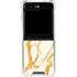 Cracked Marble Galaxy Z Flip5 5G Clear Case