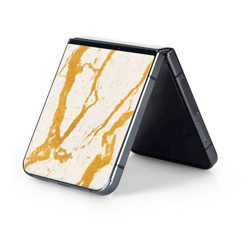Cracked Marble Galaxy Z Flip5 5G Skin