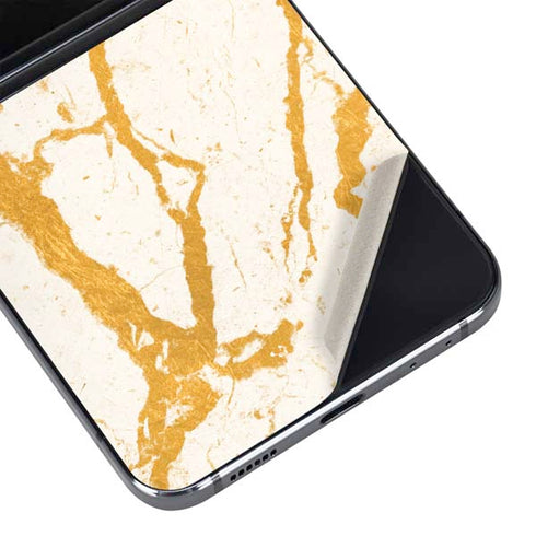 Cracked Marble Galaxy Z Flip5 5G Skin