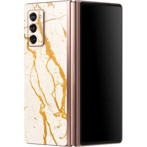 Cracked Marble Galaxy Z Fold2 5G Skin