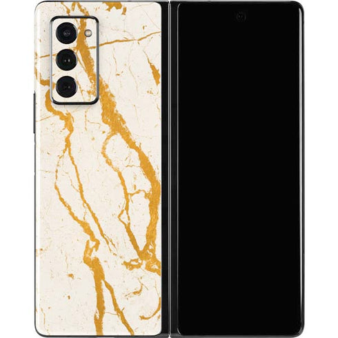 Cracked Marble Galaxy Z Fold2 5G Skin