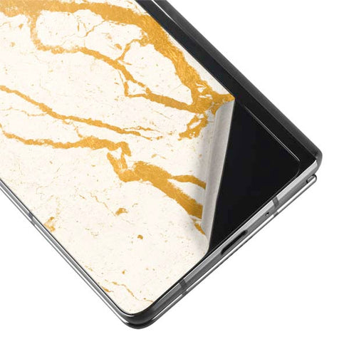 Cracked Marble Galaxy Z Fold2 5G Skin