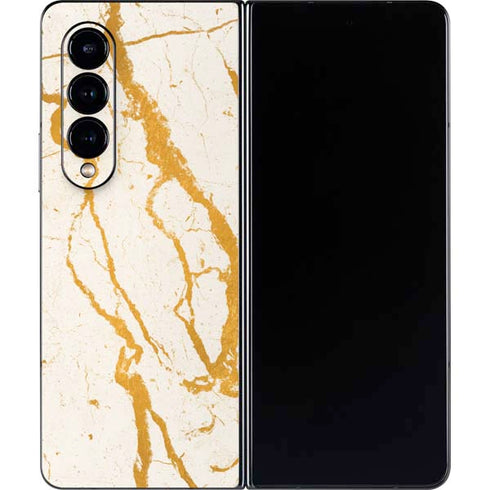 Cracked Marble Galaxy Z Fold4 5G Skin