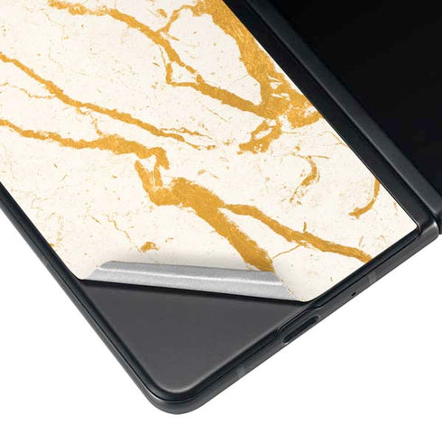 Cracked Marble Galaxy Z Fold4 5G Skin