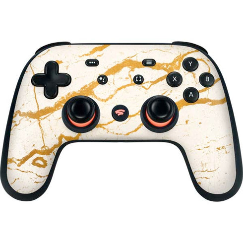 Cracked Marble Google Stadia Controller Skin