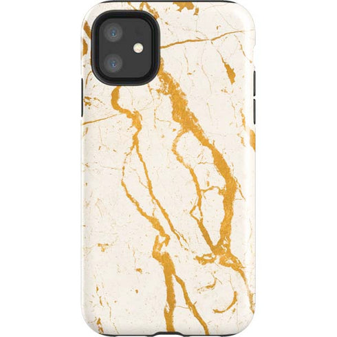 Cracked Marble iPhone 11 Impact Case