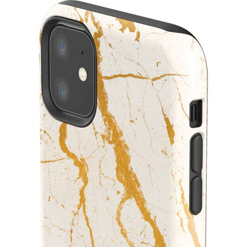 Cracked Marble iPhone 11 Impact Case