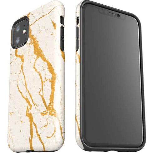 Cracked Marble iPhone 11 Impact Case