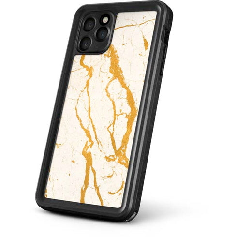 Cracked Marble iPhone 11 Pro Max Waterproof Case