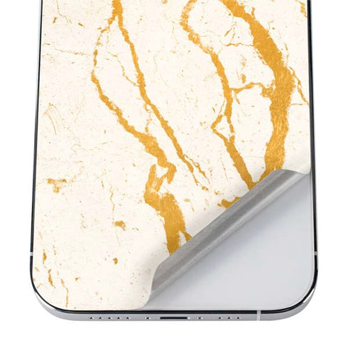 Cracked Marble iPhone 12 Pro Skin