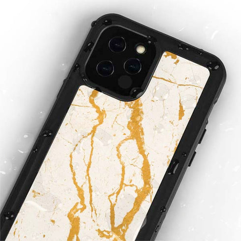 Cracked Marble iPhone 12 Pro Waterproof Case