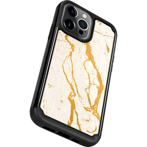 Cracked Marble iPhone 13 Pro Cargo Case