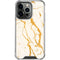 Cracked Marble iPhone 13 Pro Clear Case