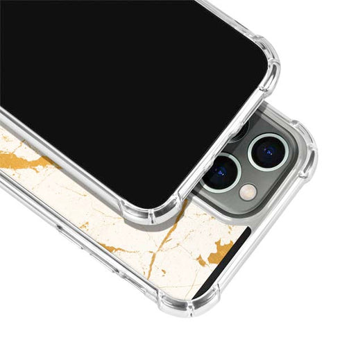 Cracked Marble iPhone 13 Pro Clear Case