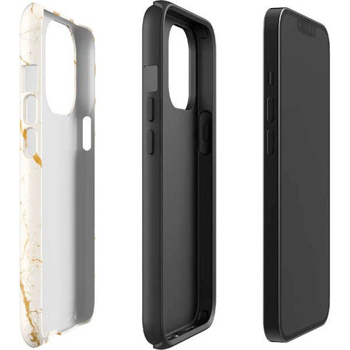 Cracked Marble iPhone 13 Pro Impact Case