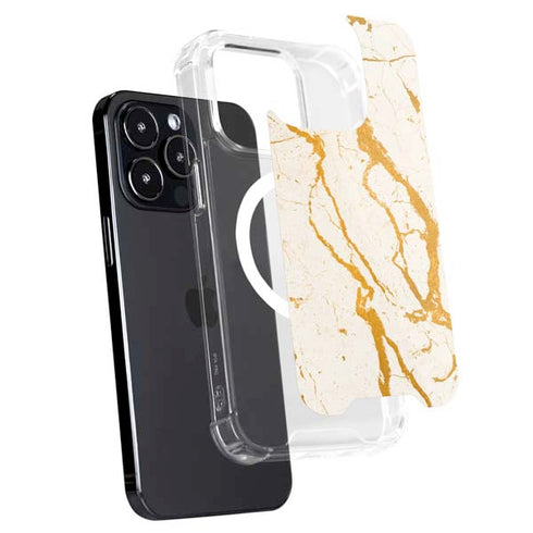 Cracked Marble iPhone 13 Pro MagSafe Case
