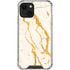 Cracked Marble iPhone 14 Clear Case