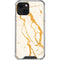 Cracked Marble iPhone 14 Plus Clear Case