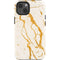 Cracked Marble iPhone 14 Impact Case
