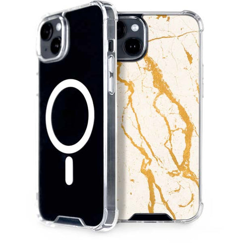 Cracked Marble iPhone 15 Plus MagSafe Case