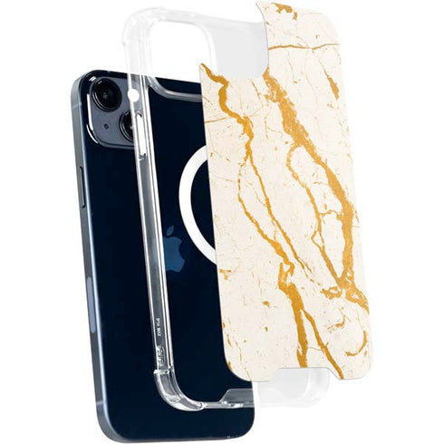 Cracked Marble iPhone 15 Plus MagSafe Case