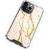Cracked Marble iPhone 14 Pro Clear Case