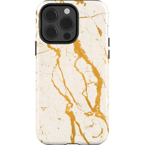Cracked Marble iPhone 15 Pro Impact Case