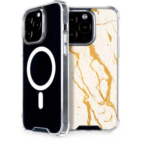 Cracked Marble iPhone 15 Pro MagSafe Case