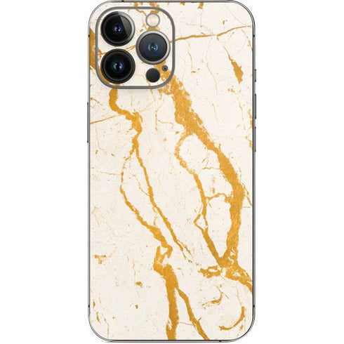 Cracked Marble iPhone 14 Pro Max Skin