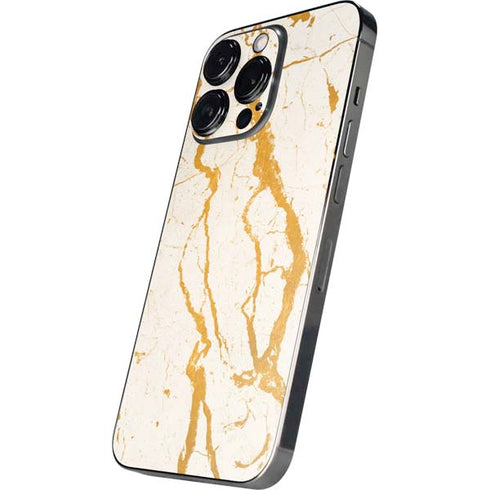 Cracked Marble iPhone 14 Pro Skin