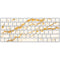 Cracked Marble Magic Keyboard Skin